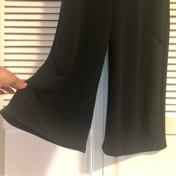 PRIMARK Black wide leg cropped pants - Picture 4 of 10